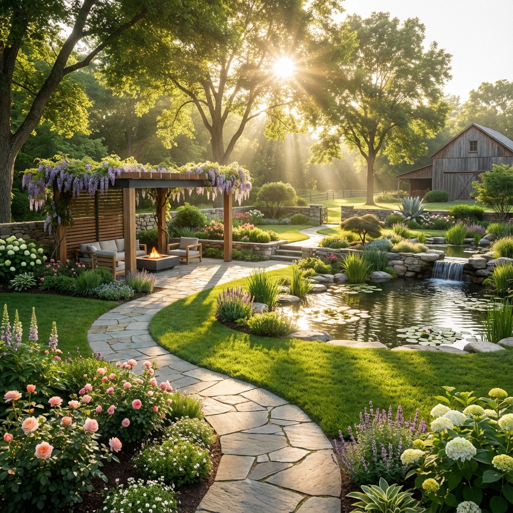 Luxury garden design